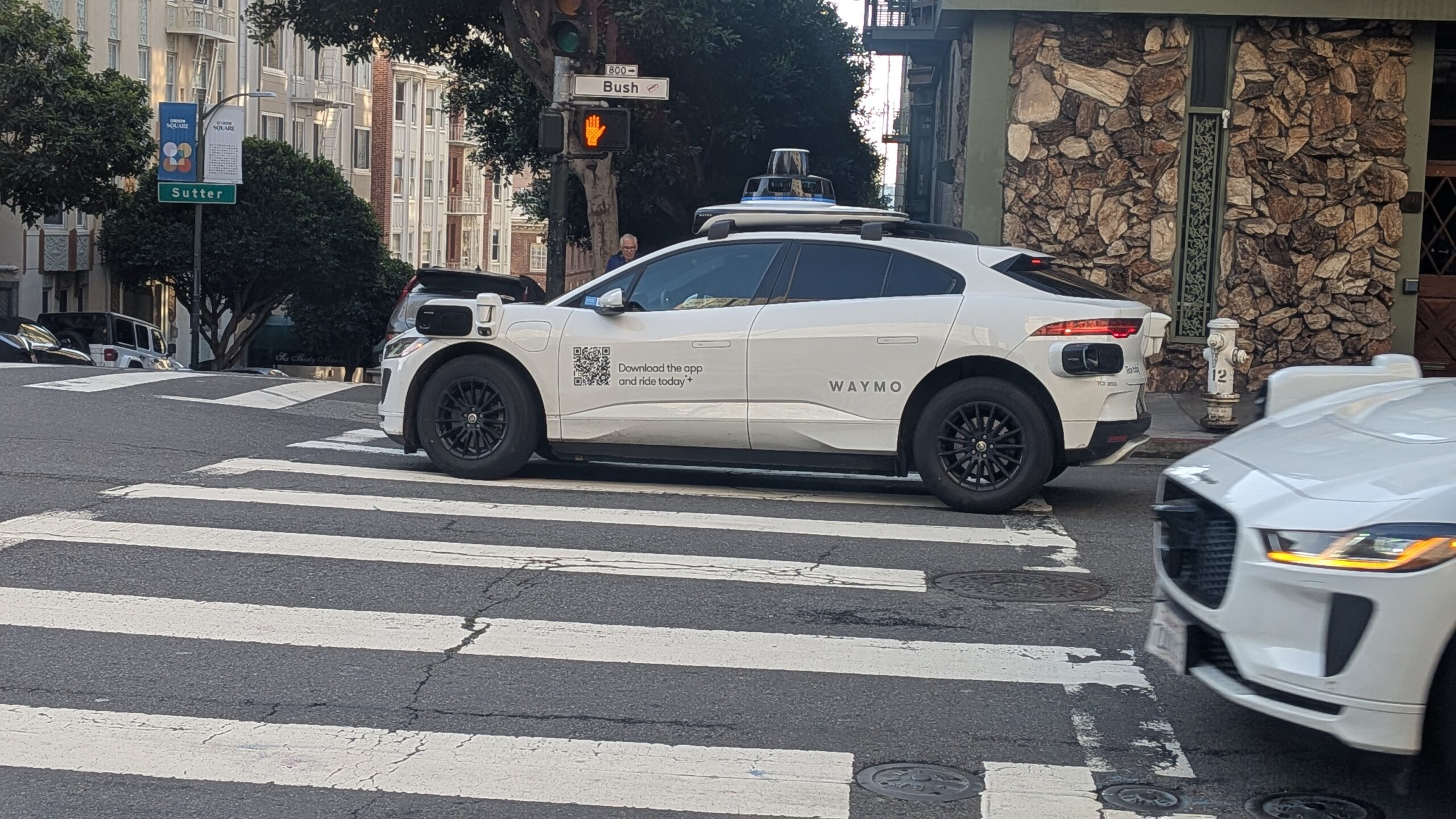 Waymo i Californien. Foto.